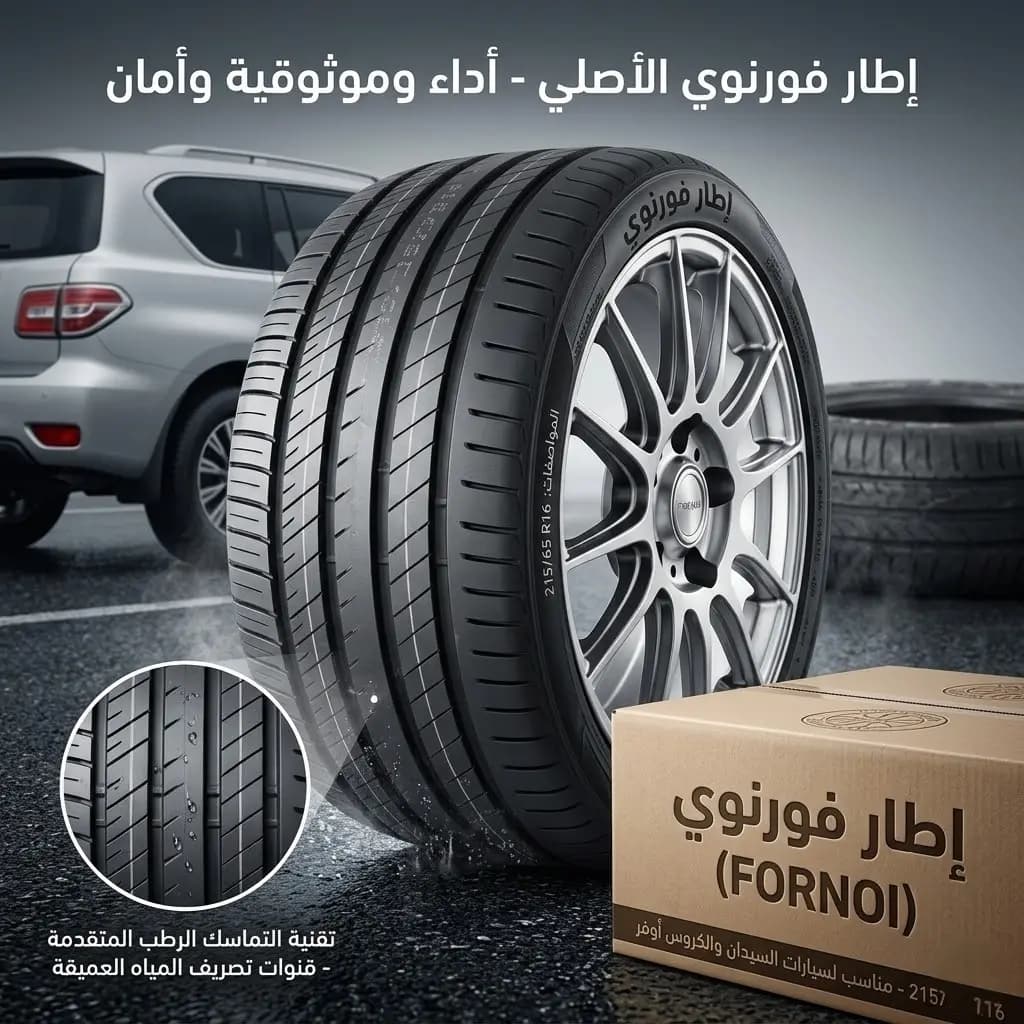 إطار فورنوي صيني 215/65 R16 / Fornoi Chinese Tire 215/65 R16