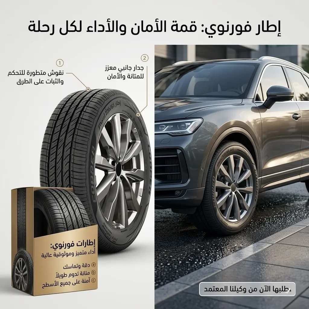 اطار فورنوي 235/65 R17 / Fornoi Tire 235/65 R17