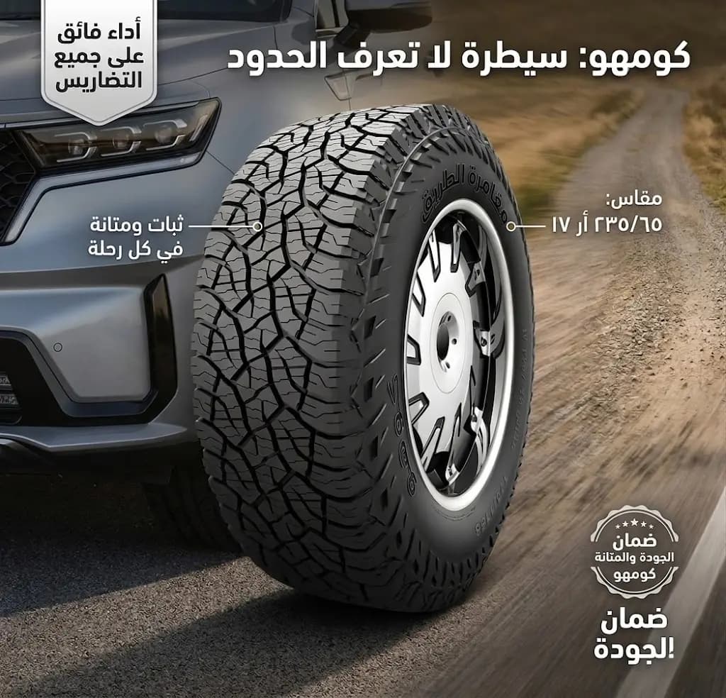 إطار كومهو 235/65 R17 /Kumho 235/65 R17 Tire