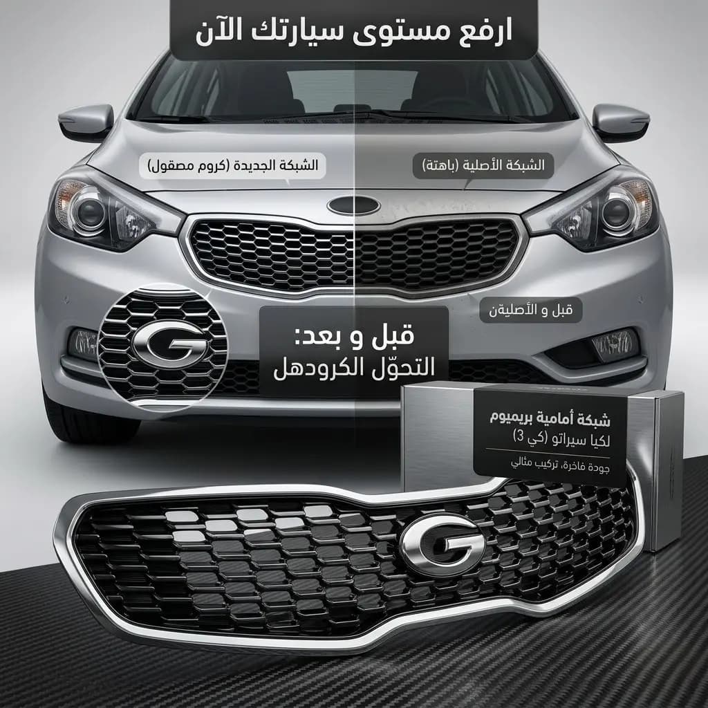 شبك أمامي كيا سيراتو 2016 صيني / Front Grille Kia Cerato 2016 Chinese