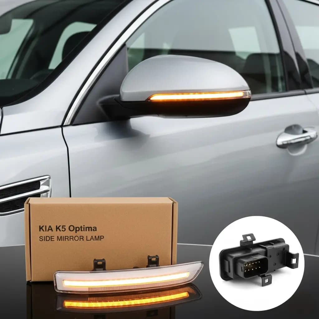 غماز مراية جانبية اوبتيما K5 صيني / Side Mirror Glass Kia Optima K5 - Chinese