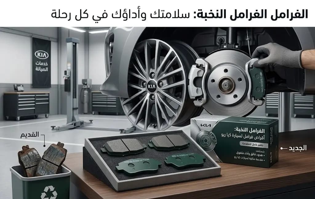 كولية خلفي طنبور ريو صيني / Raer Brake Pads Kia Rio