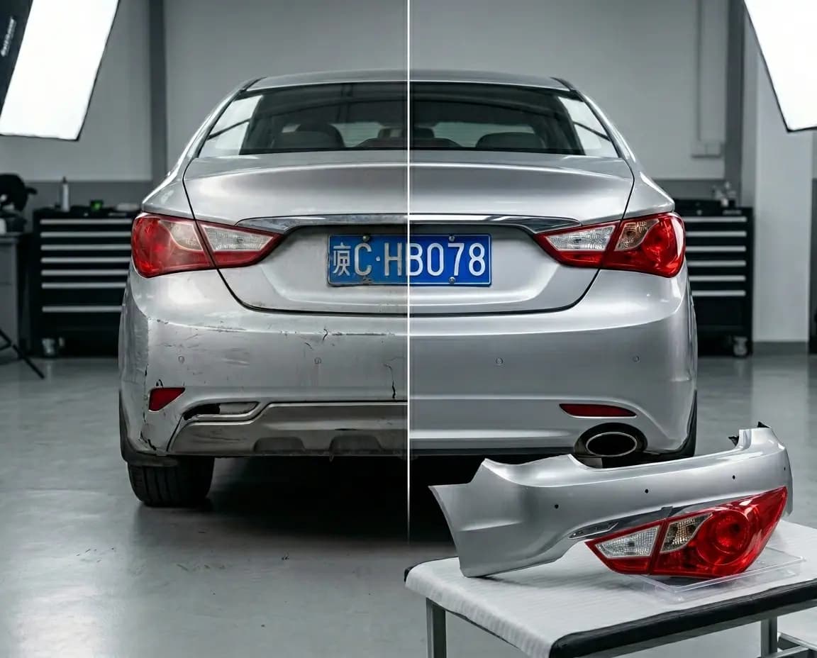 سطوب ثابت خلفي سوناتا 2011 صيني / Rear Brake Pads Hyundai Sonata 2011 (Chinese)