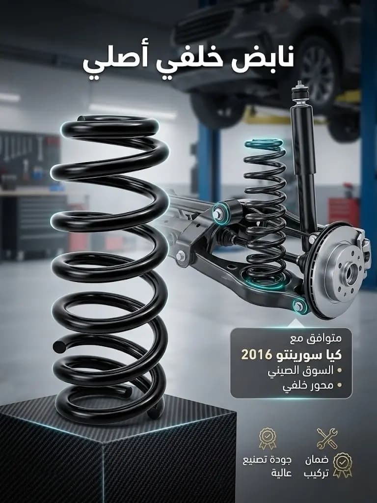 نابض خلفي كيا سورينتو 2016 صيني / Rear Coil Spring Kia Sorento 2016 Chinese